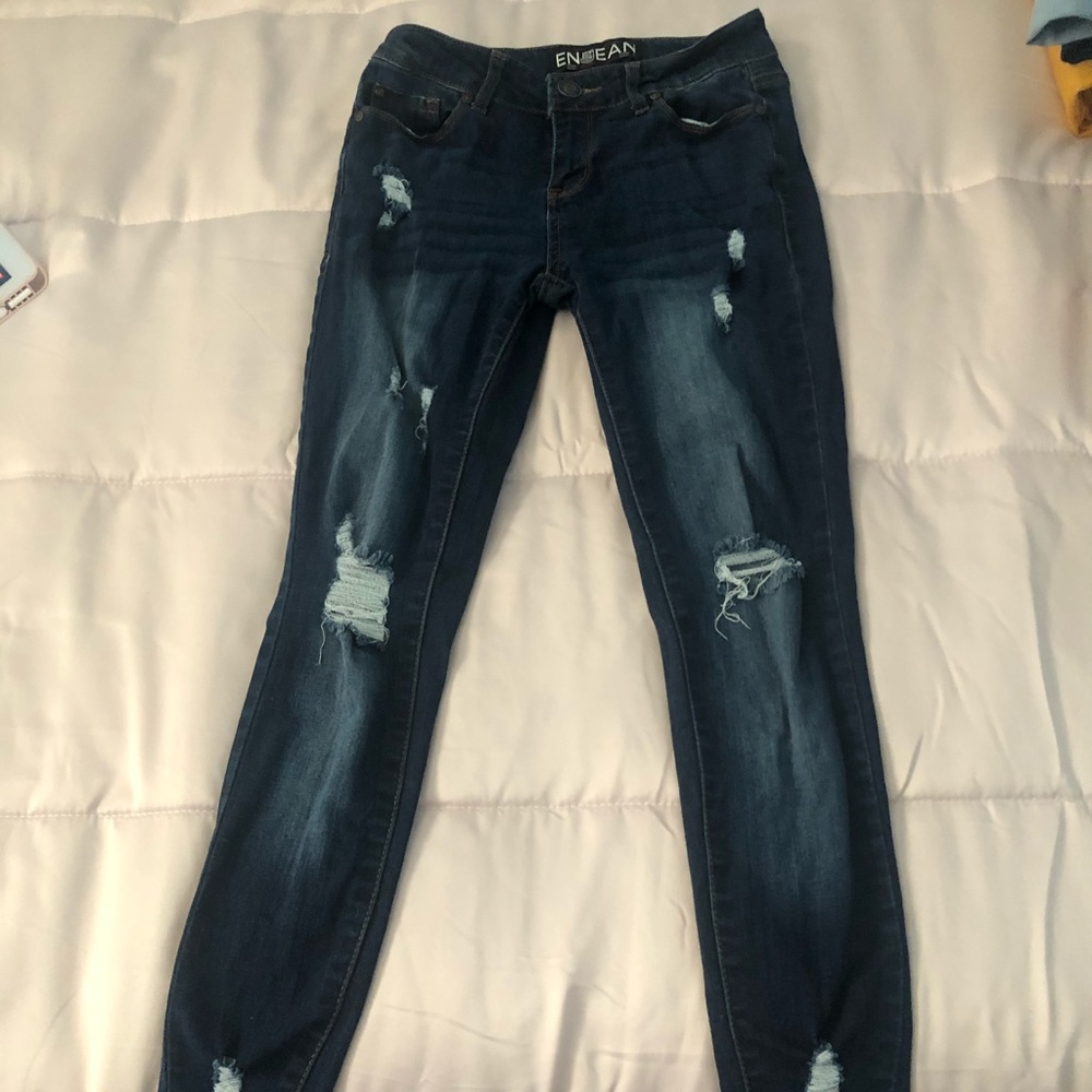 Dark wash jeans